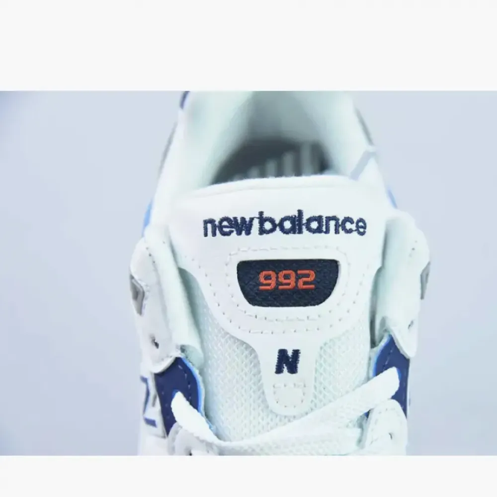 New Balance 992 White Navy  M992EC
