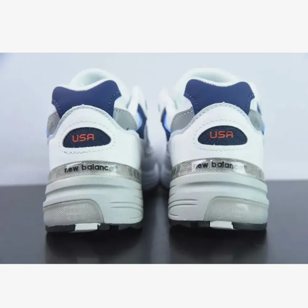 New Balance 992 White Navy  M992EC