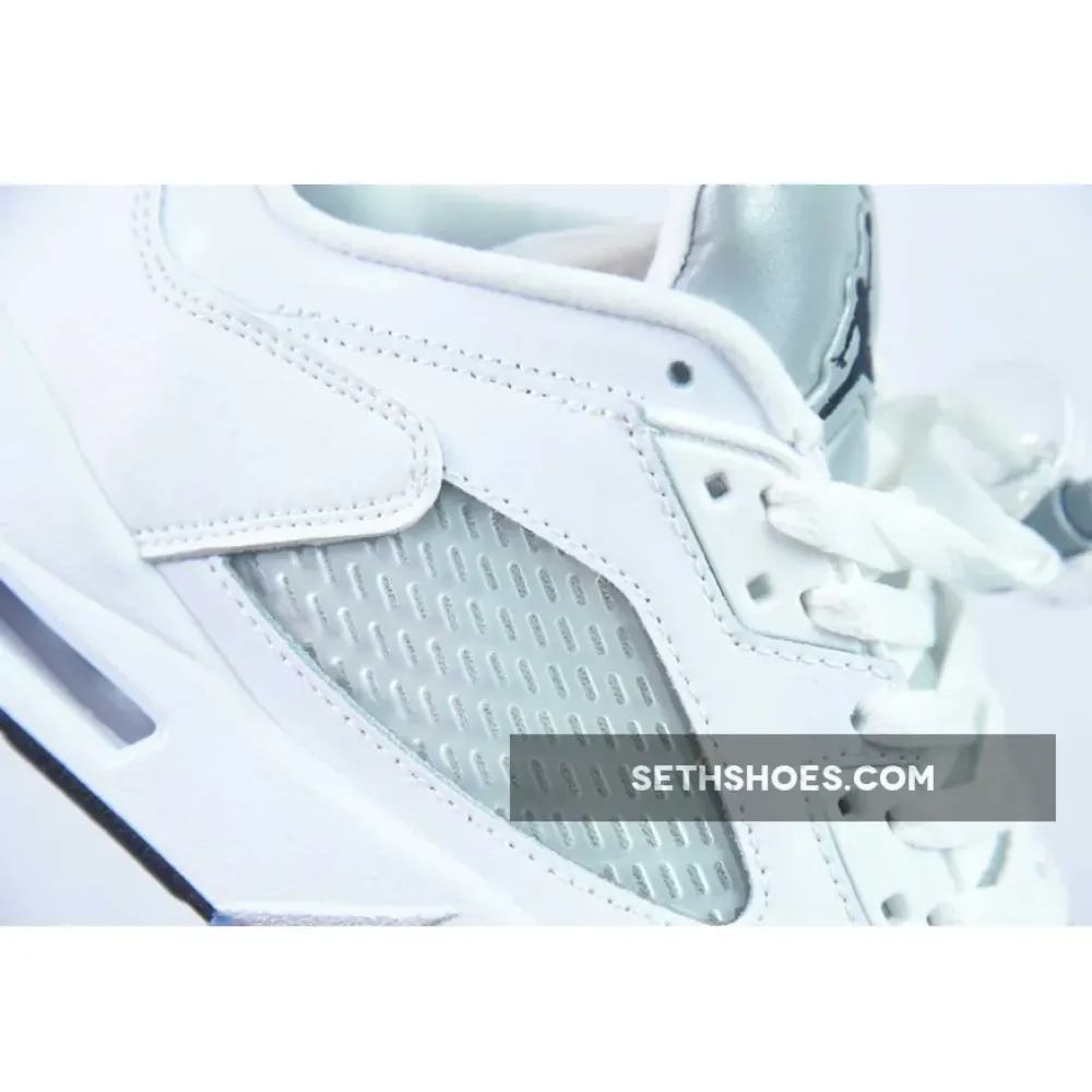 Air Jordan 5 Low White/Black-Wolf Grey 819172-122