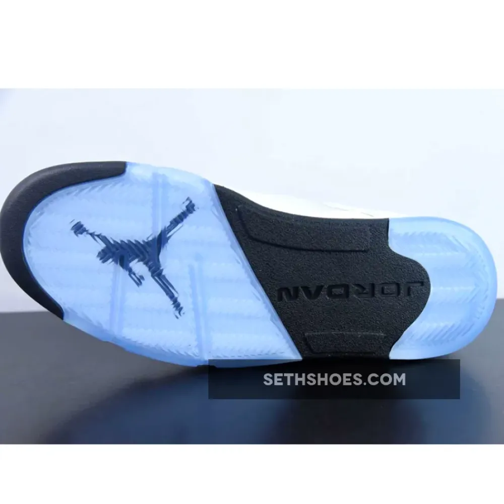 Air Jordan 5 Low White/Black-Wolf Grey 819172-122