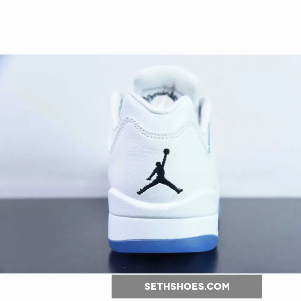 Air Jordan 5 Low White/Black-Wolf Grey 819172-122