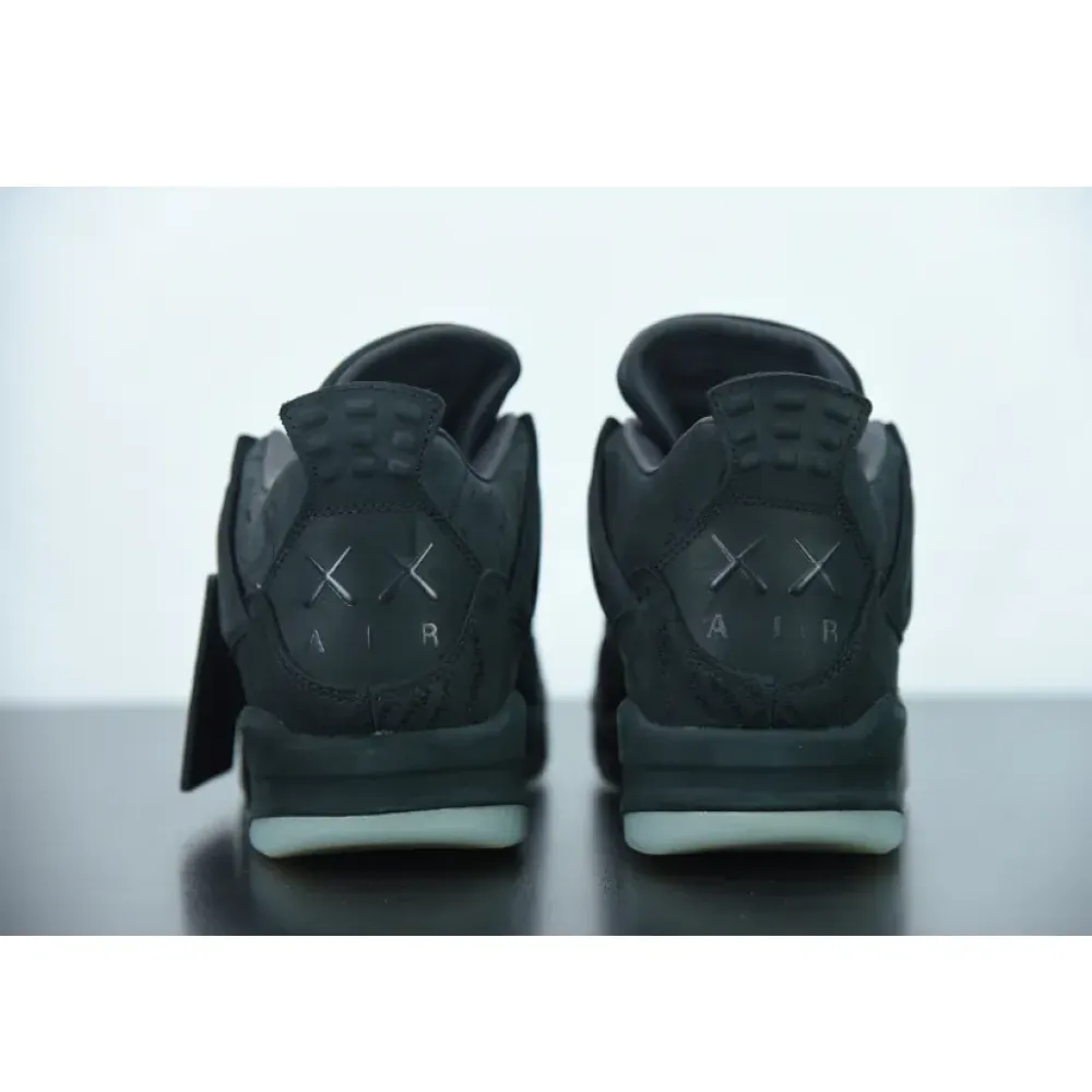 KAWS x Air Jordan 4 Black  930155-001