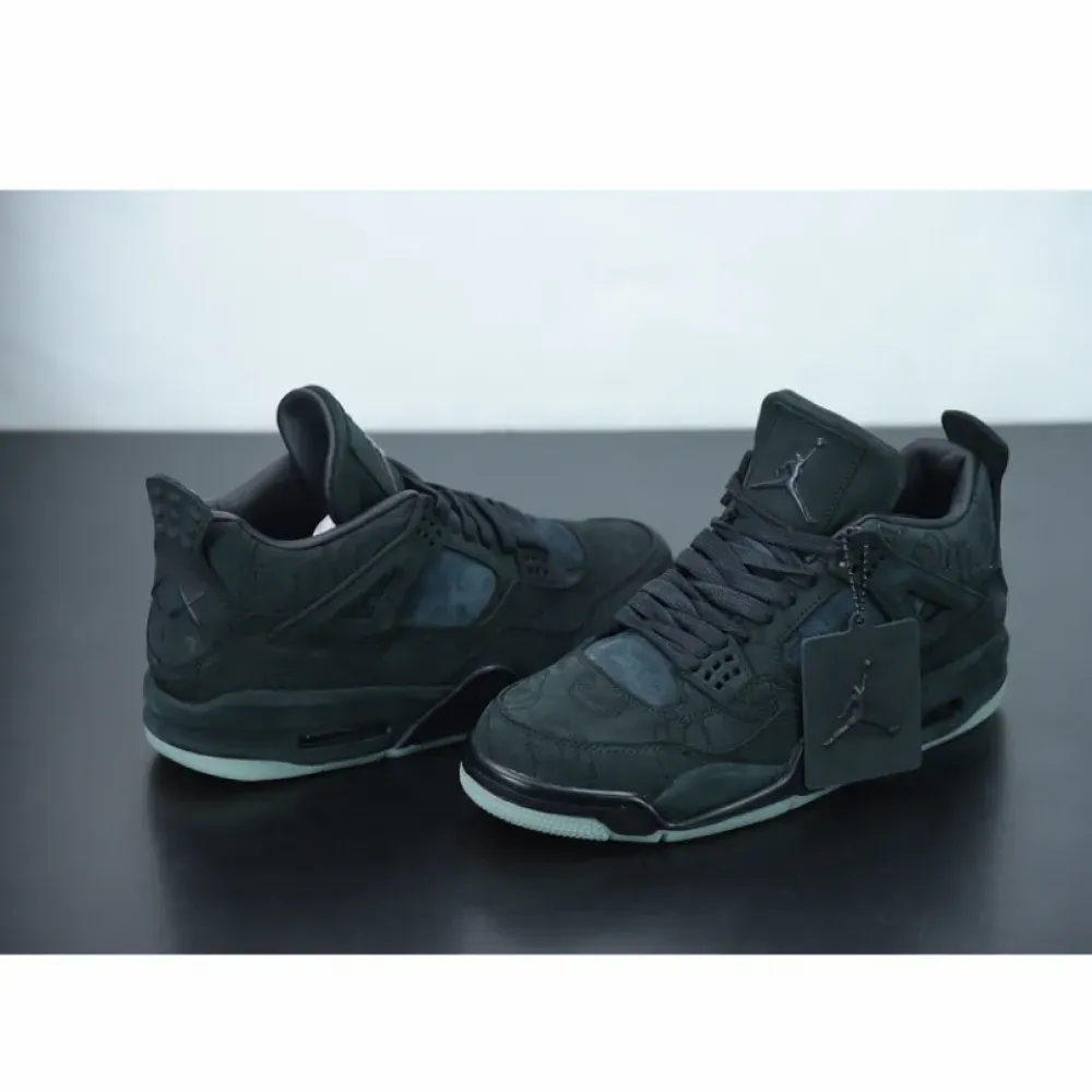 KAWS x Air Jordan 4 Black  930155-001