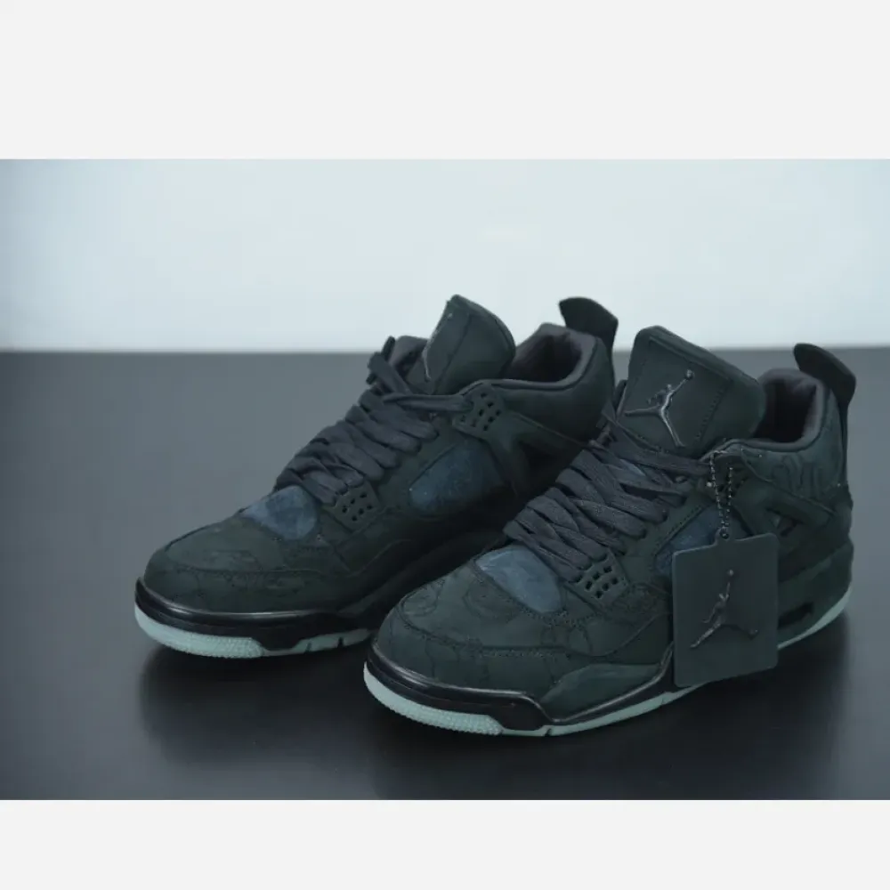 KAWS x Air Jordan 4 Black  930155-001