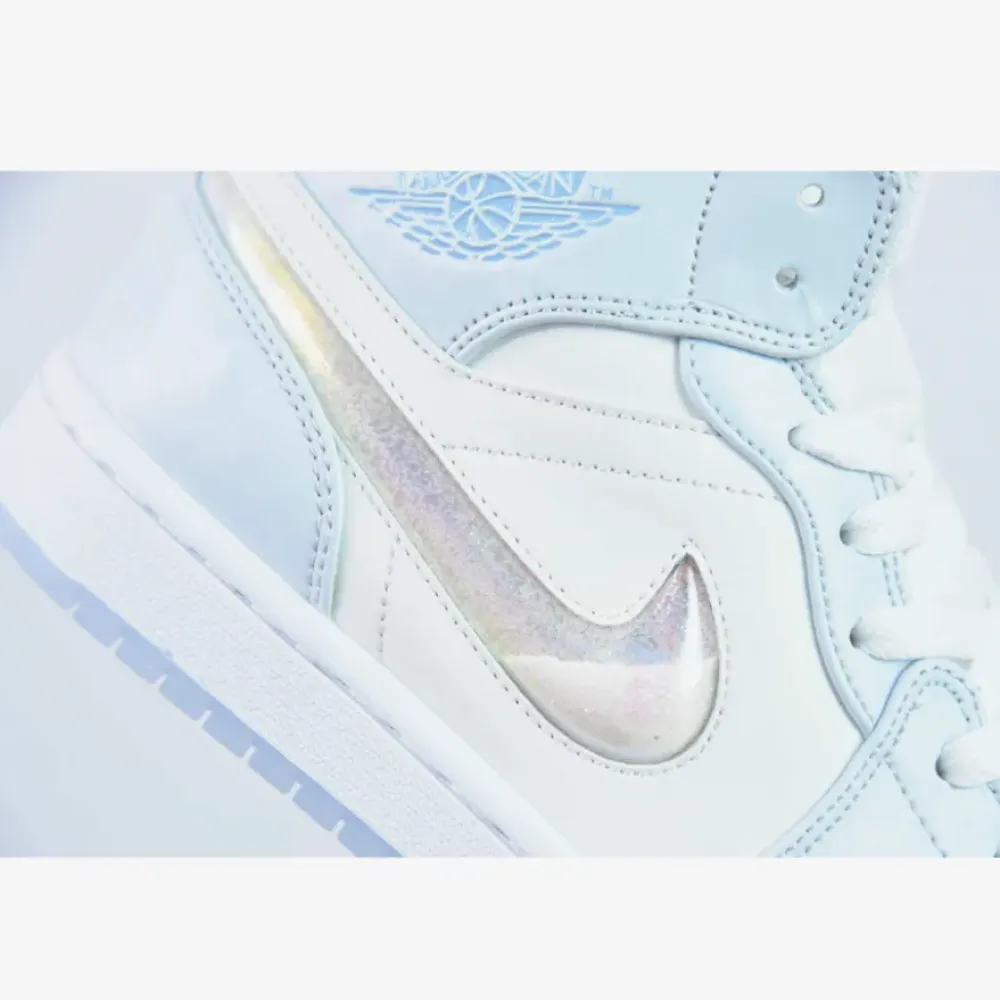 Air Jordan 1 Mid GS “Glitter Swoosh” FQ9117-400