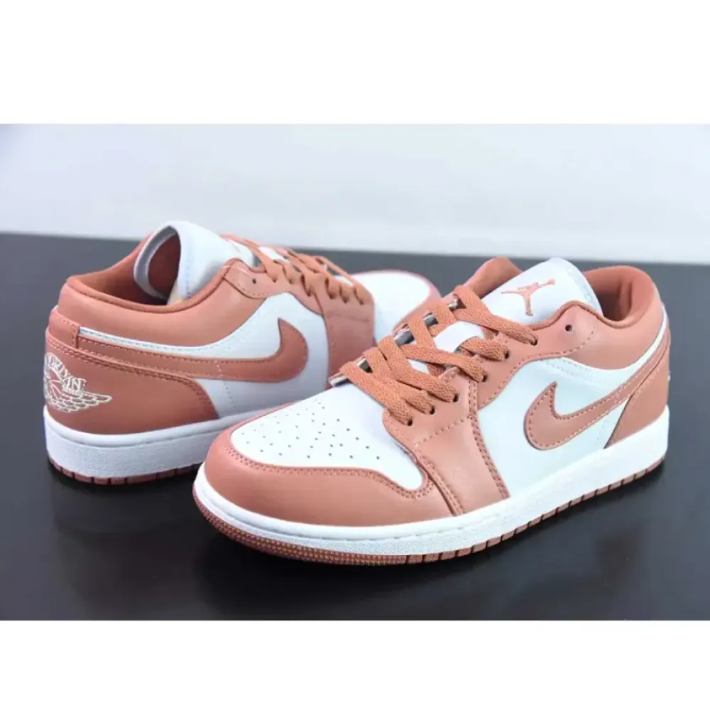 Air Jordan 1 Low Pure Platinum/Sky J Orange DC0774-080