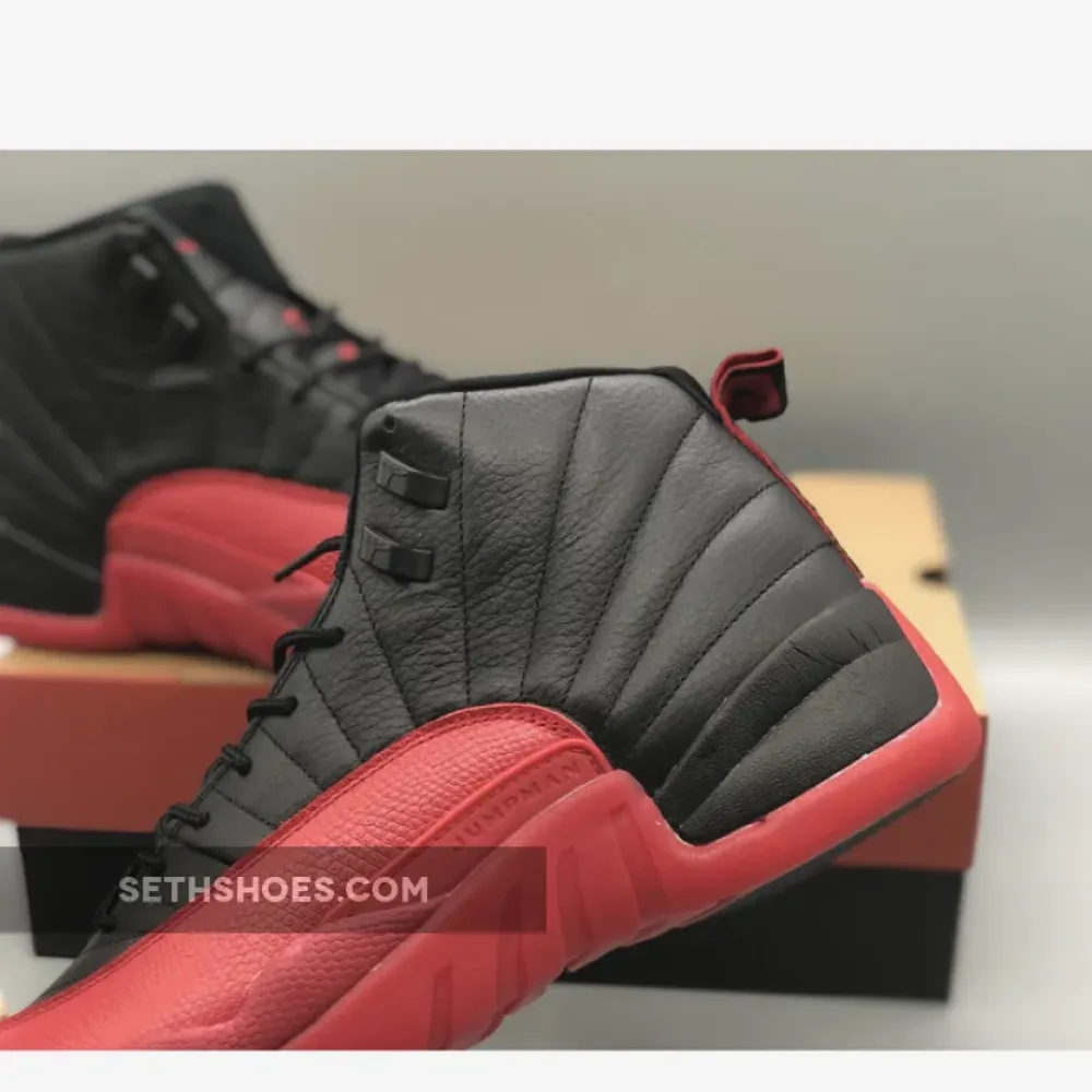 Air Jordan 12 Retro ‘Flu Game 2016’ Black/Varsity Red 130690-002 130690 002