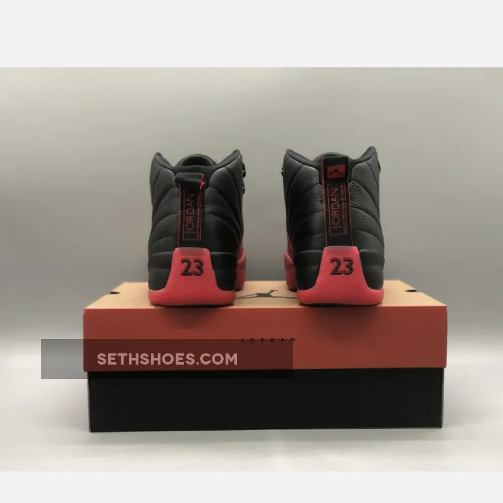 Air Jordan 12 Retro ‘Flu Game 2016’ Black/Varsity Red 130690-002 130690 002