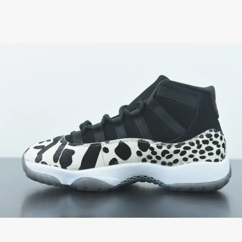 Air Jordan 11 ‘Animal Instinct’ Black/Red-Sail-White  AR0715-010