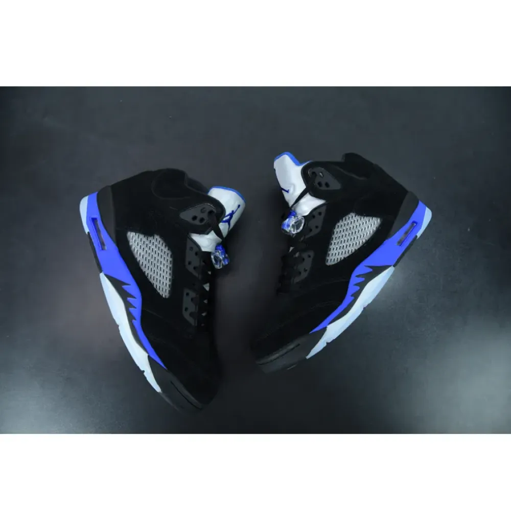 Air Jordan 5 Black/Racer Blue-Reflective Silver  CT4838-004