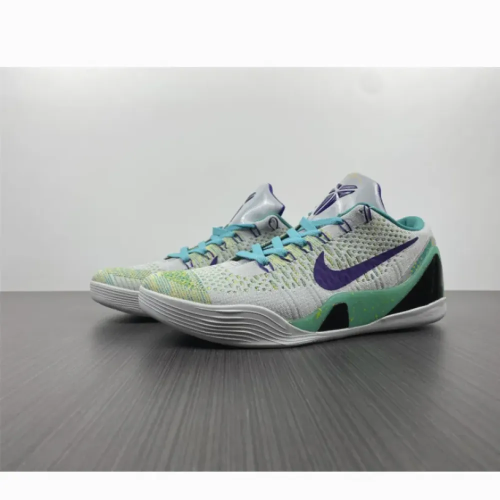 Nike Kobe 9 Elite Low Grey Green Blue