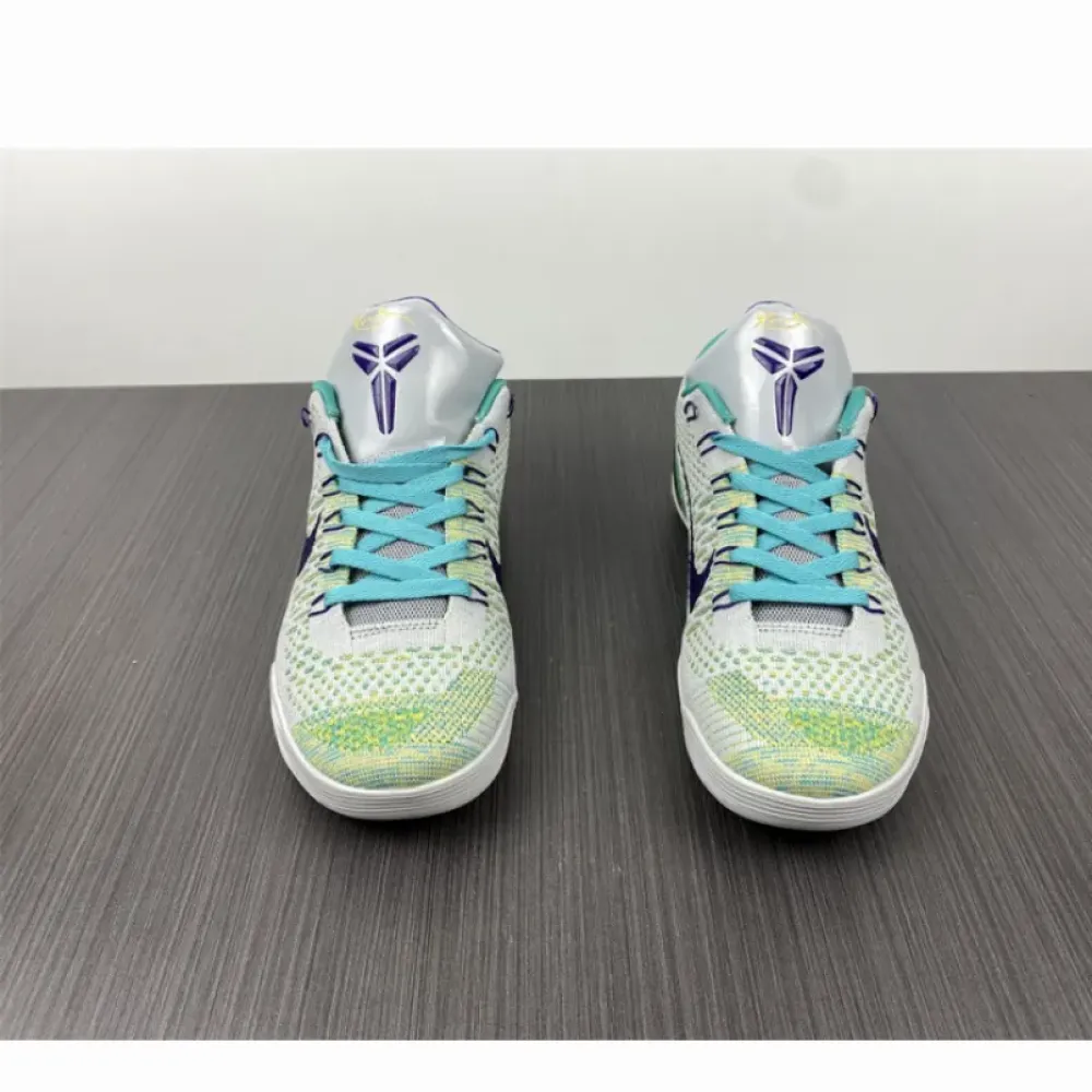 Nike Kobe 9 Elite Low Grey Green Blue