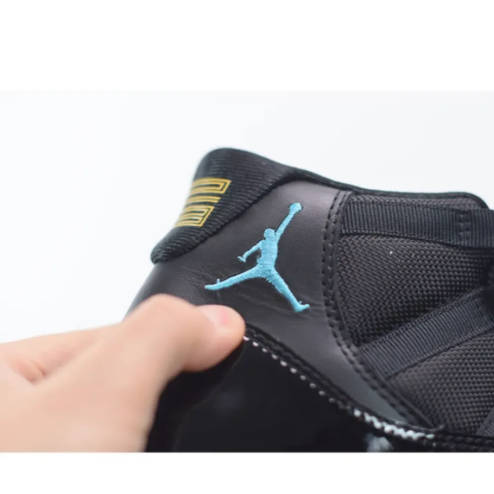 Air Jordan 11 Retro Black/Gamma Blue-Black-Varsity Maize  378037-006