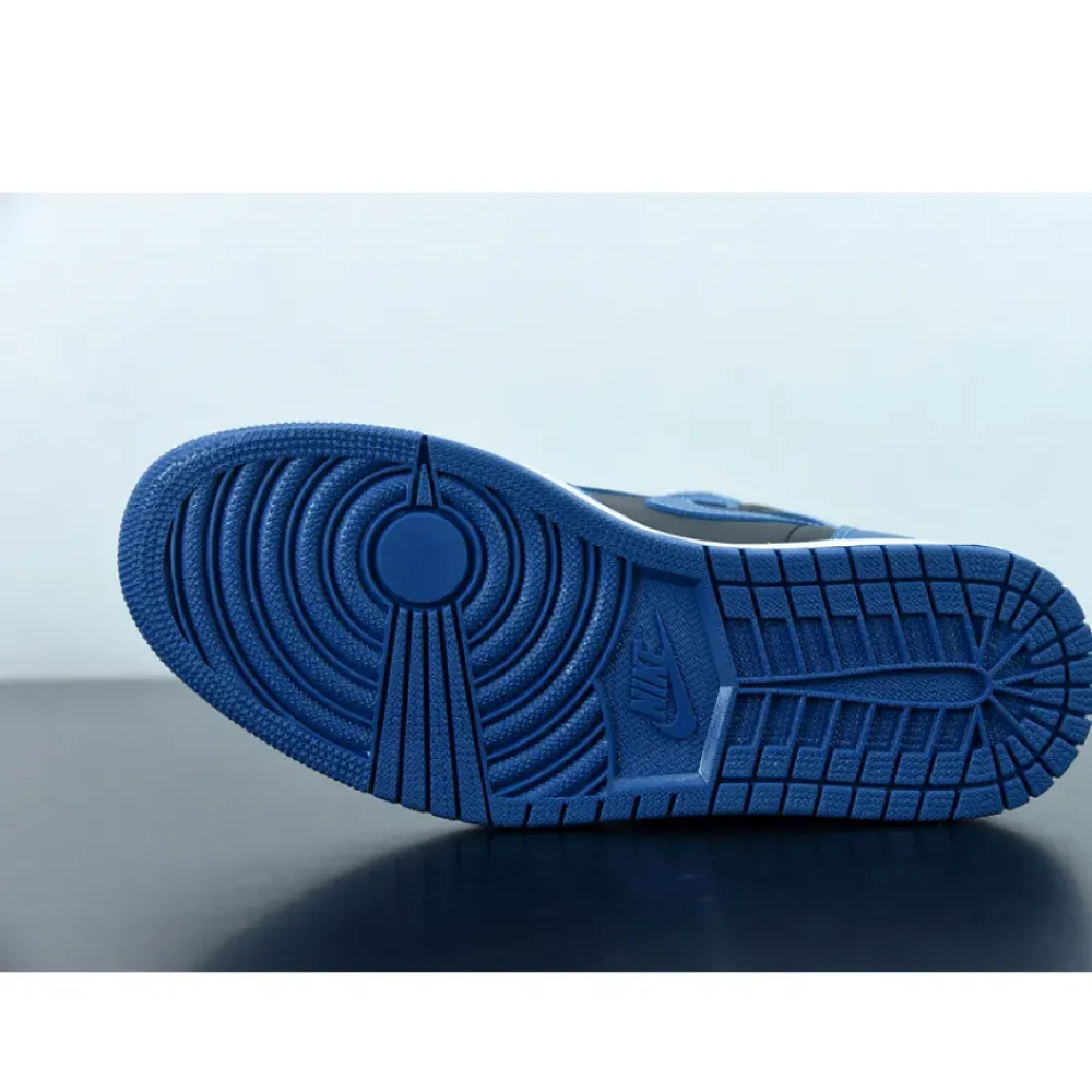 Air Jordan 1 Dark Marina Blue/Black/White  555088-404