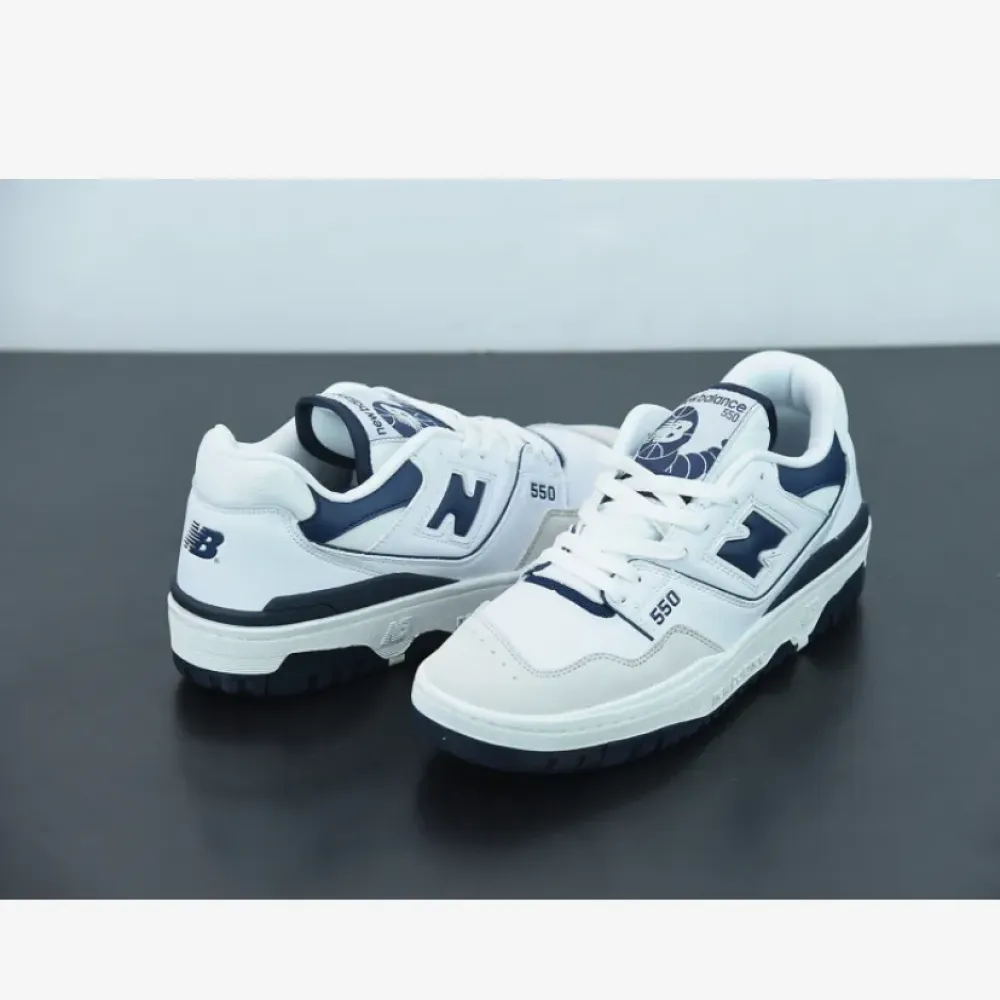 New Balance 550 White/Navy  BB550WA1