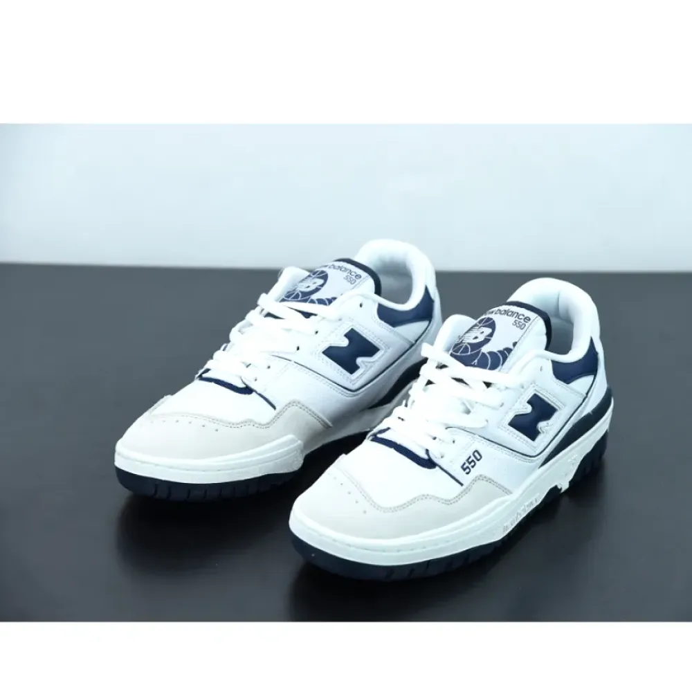 New Balance 550 White/Navy  BB550WA1