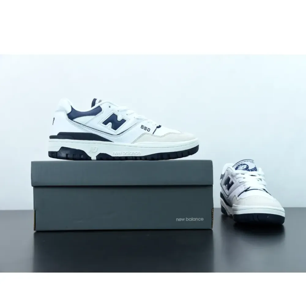 New Balance 550 White/Navy  BB550WA1