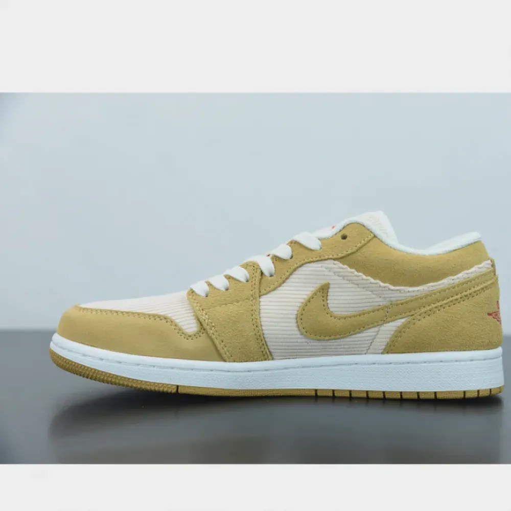 Air Jordan 1 Low Suede Corduroy  DH7820-700