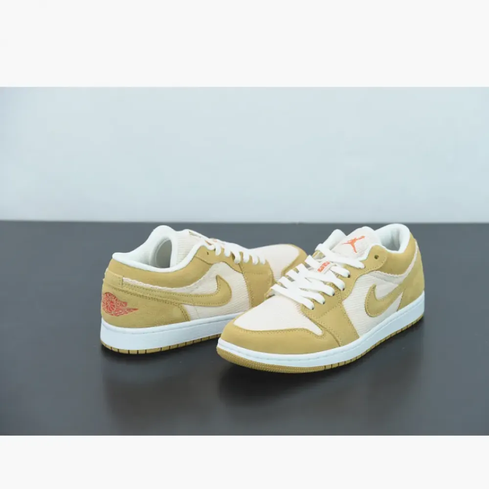 Air Jordan 1 Low Suede Corduroy  DH7820-700