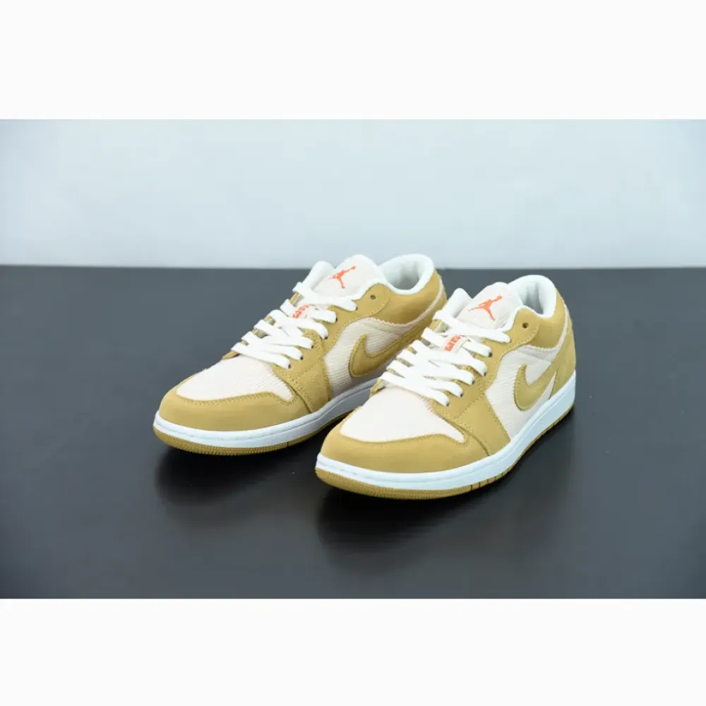 Air Jordan 1 Low Suede Corduroy  DH7820-700