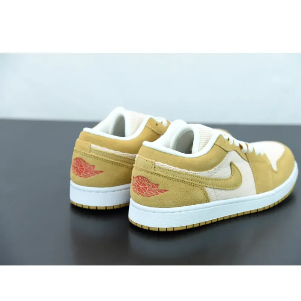 Air Jordan 1 Low Suede Corduroy  DH7820-700