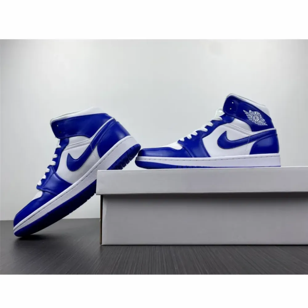 Air Jordan 1 Mid ‘Kentucky Blue’  BQ6472-104