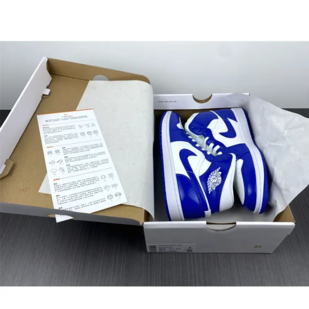 Air Jordan 1 Mid ‘Kentucky Blue’  BQ6472-104