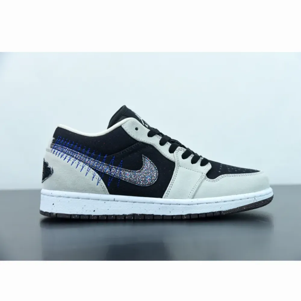 Air Jordan 1 Low “Crater” Black Grey  DM4657-001