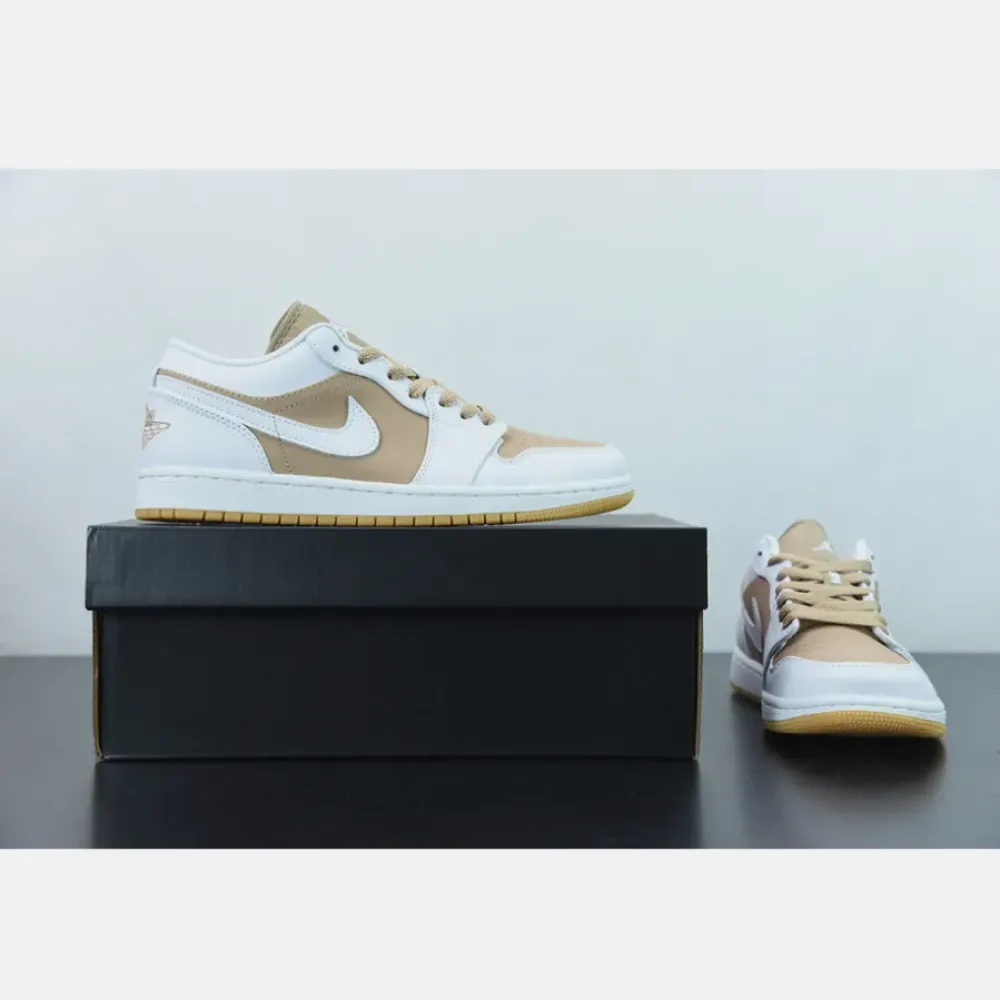 Air Jordan 1 Low Tan White  DN6999-100