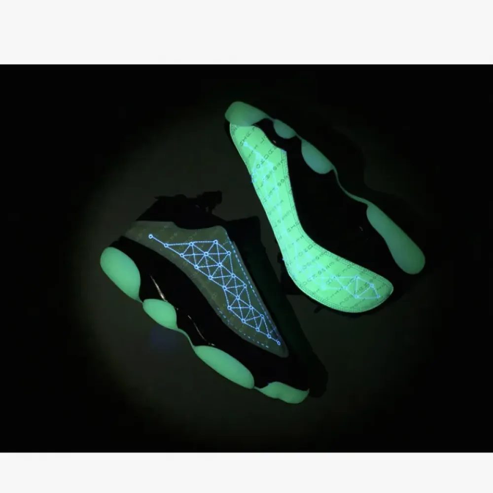 Air Jordan 13 Low ‘Singles Day’ Black/Barley Green  DM0803-300