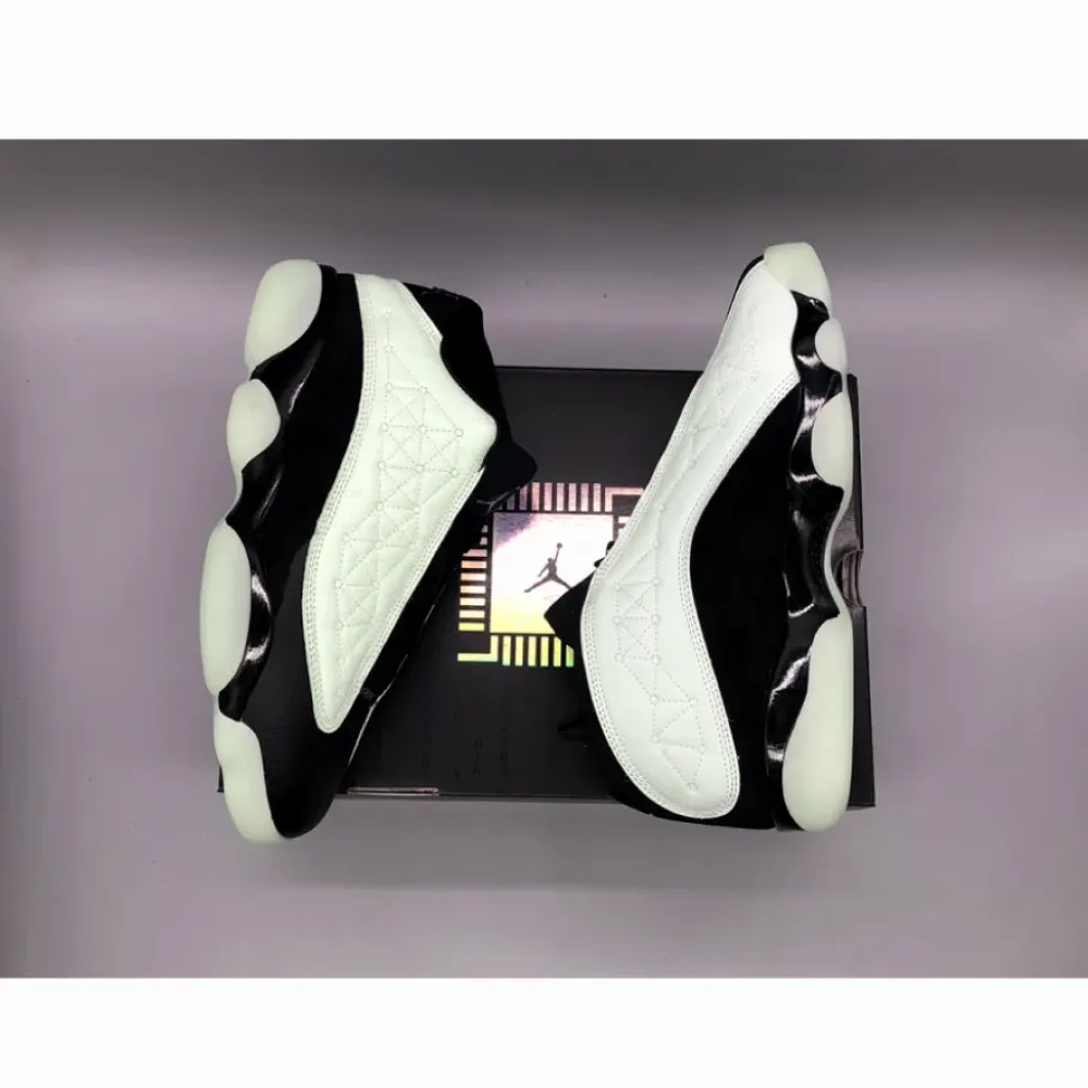 Air Jordan 13 Low ‘Singles Day’ Black/Barley Green  DM0803-300