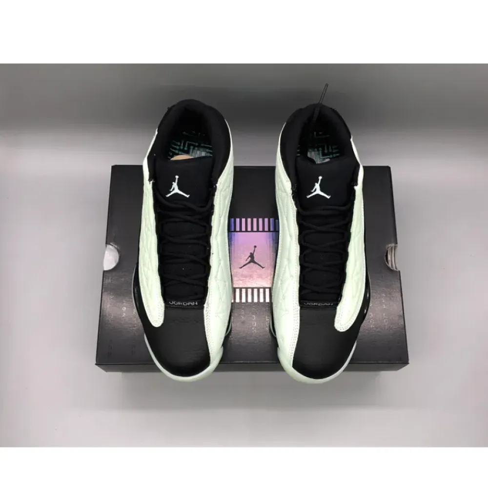 Air Jordan 13 Low ‘Singles Day’ Black/Barley Green  DM0803-300