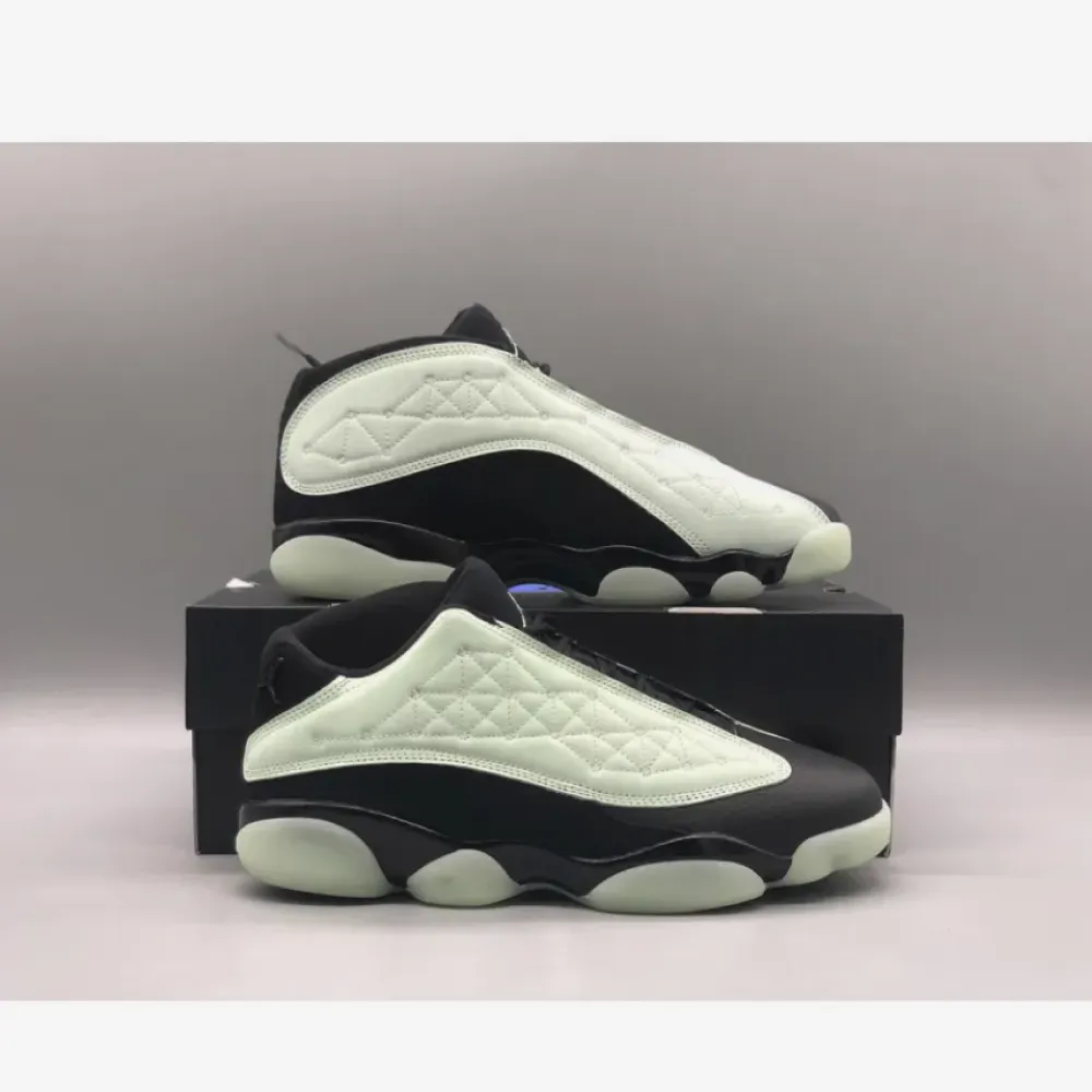 Air Jordan 13 Low ‘Singles Day’ Black/Barley Green  DM0803-300