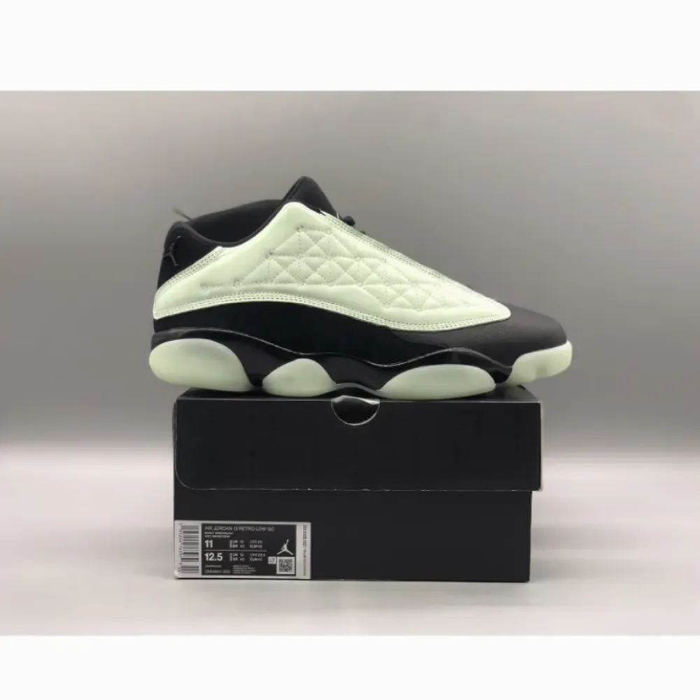 Air Jordan 13 Low ‘Singles Day’ Black/Barley Green  DM0803-300