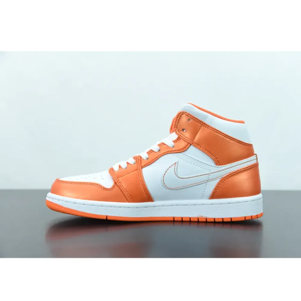 Air Jordan 1 Mid Electro Orange/White-Black  DM3531-800