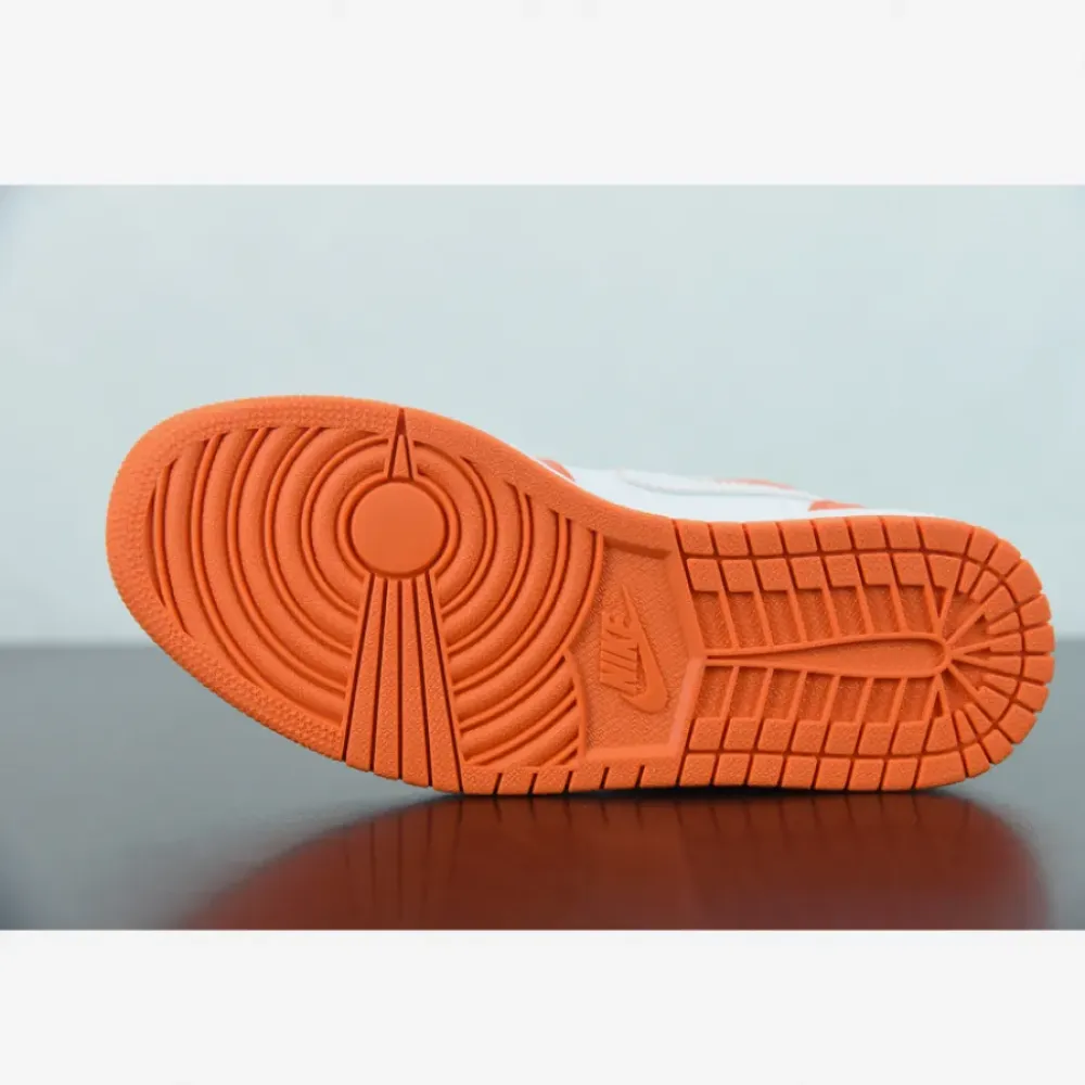 Air Jordan 1 Mid Electro Orange/White-Black  DM3531-800