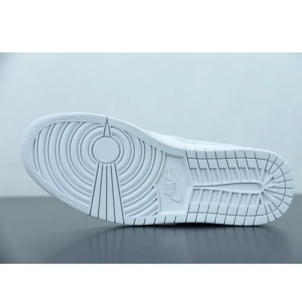 Air Jordan 1 Mid “Triple White”  554724-130