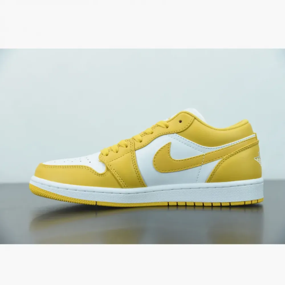 Air Jordan 1 Low ‘Pollen’ Yellow White  553558-171