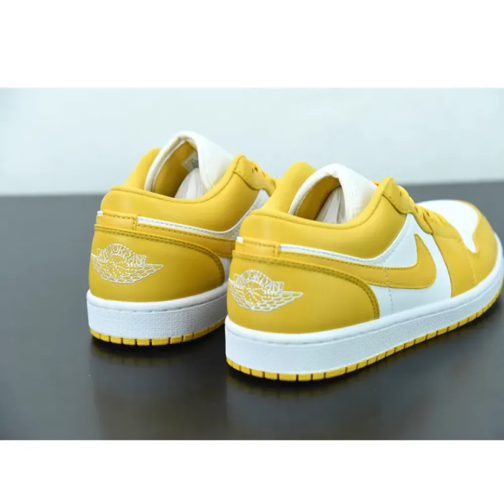 Air Jordan 1 Low ‘Pollen’ Yellow White  553558-171