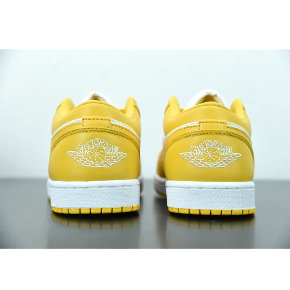 Air Jordan 1 Low ‘Pollen’ Yellow White  553558-171