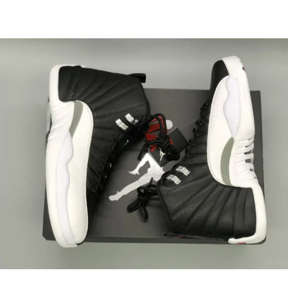 Air Jordan 12 “Playoffs” Black/Varsity Red-White  CT8013-006