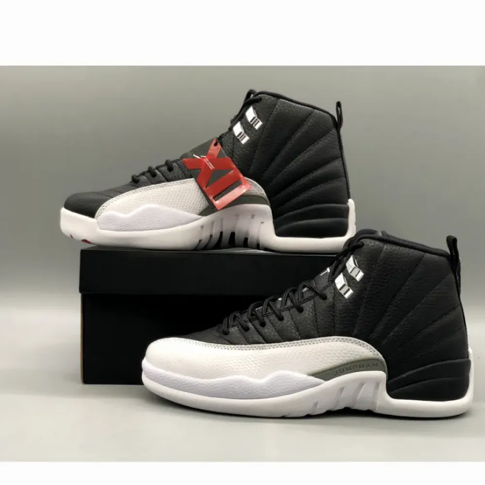 Air Jordan 12 “Playoffs” Black/Varsity Red-White  CT8013-006