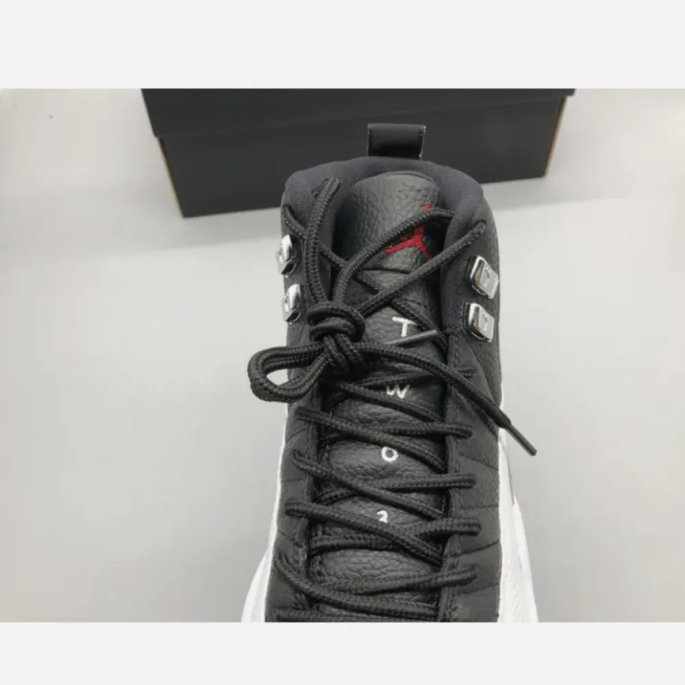 Air Jordan 12 “Playoffs” Black/Varsity Red-White  CT8013-006