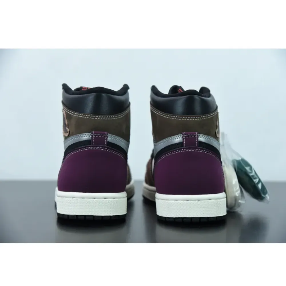 Air Jordan 1 High OG ‘Hand Crafted’ Black/Archaeo Brown-Dark Chocolate DH3097-001