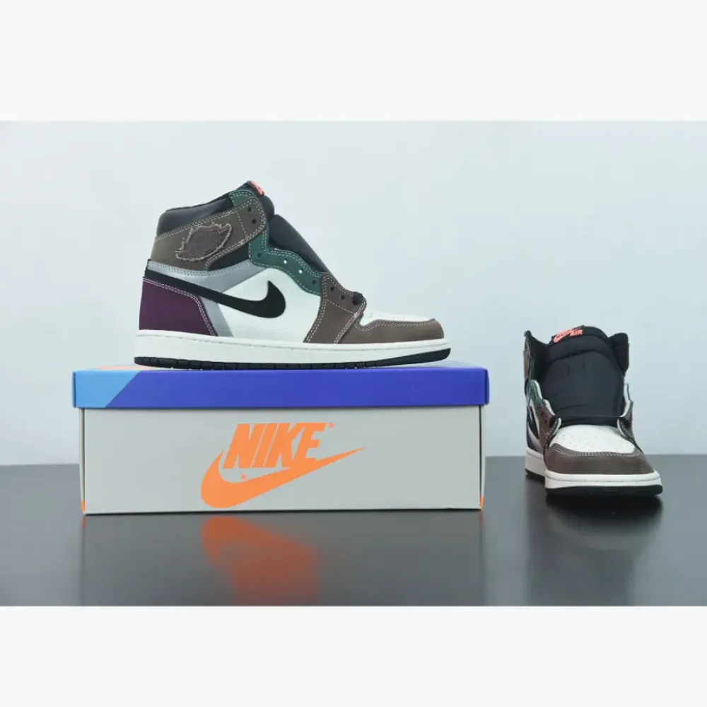 Air Jordan 1 High OG ‘Hand Crafted’ Black/Archaeo Brown-Dark Chocolate DH3097-001