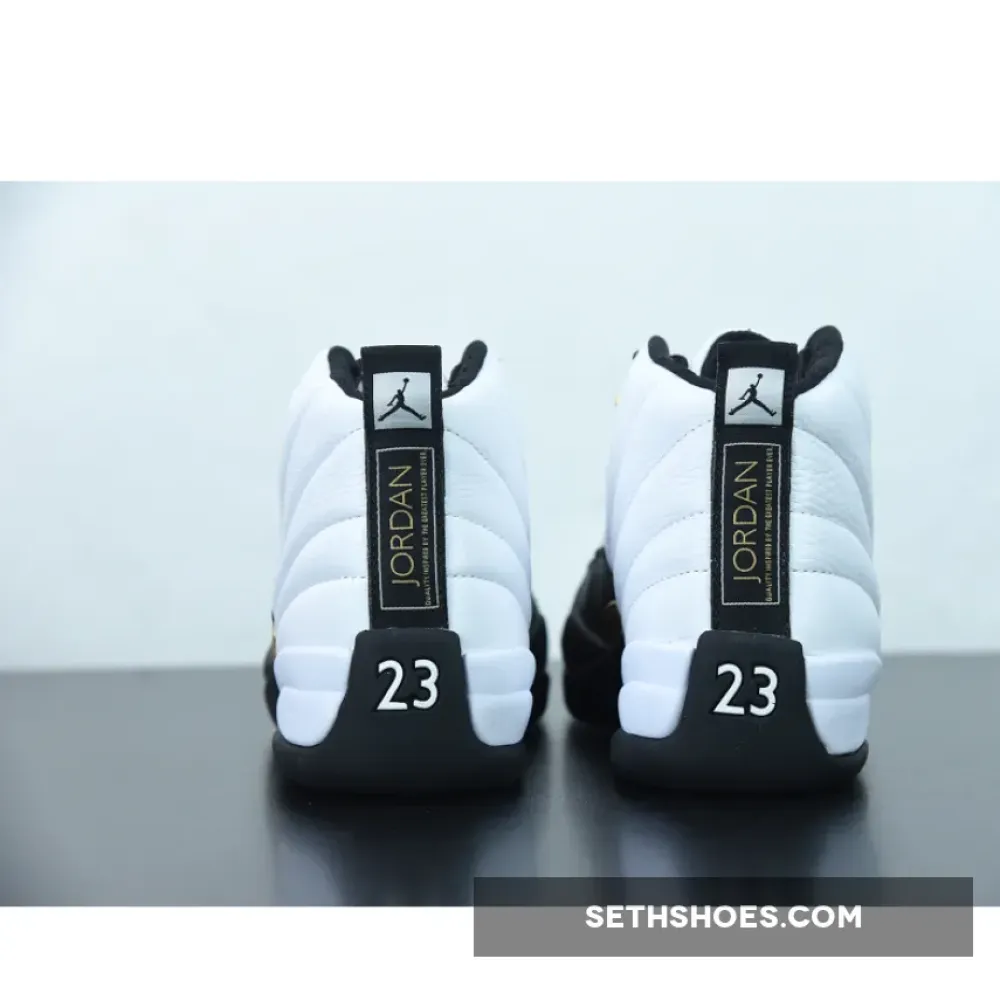 Air Jordan 12 “Royalty” White/Black-Metallic Gold  CT8013-170