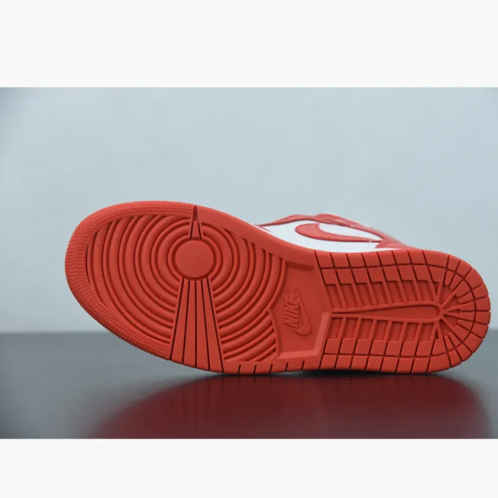 Air Jordan 1 Mid Orange White  BQ6472-116