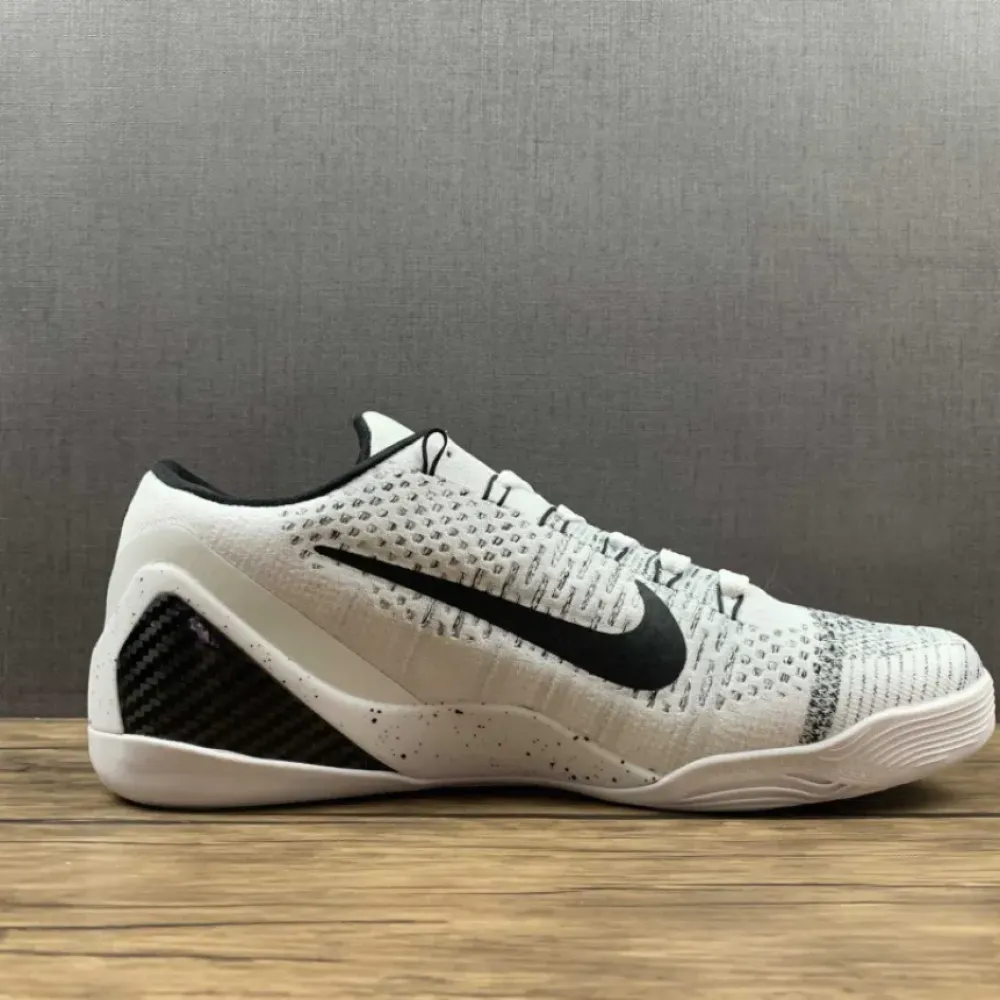 Nike Kobe 9 Elite Low ‘Beethoven’ White/Black-Wolf Grey 639045-101