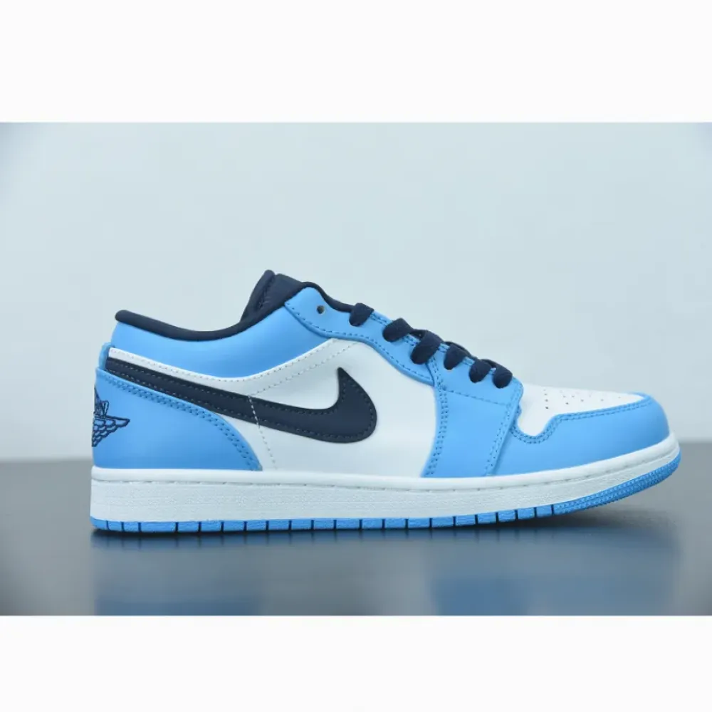 Air Jordan 1 Low “Dark Powder Blue”  553558-144