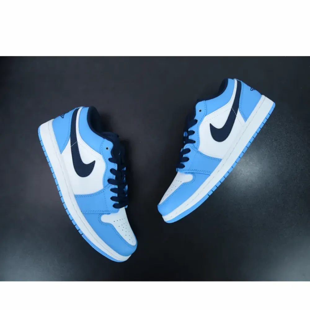 Air Jordan 1 Low “Dark Powder Blue”  553558-144